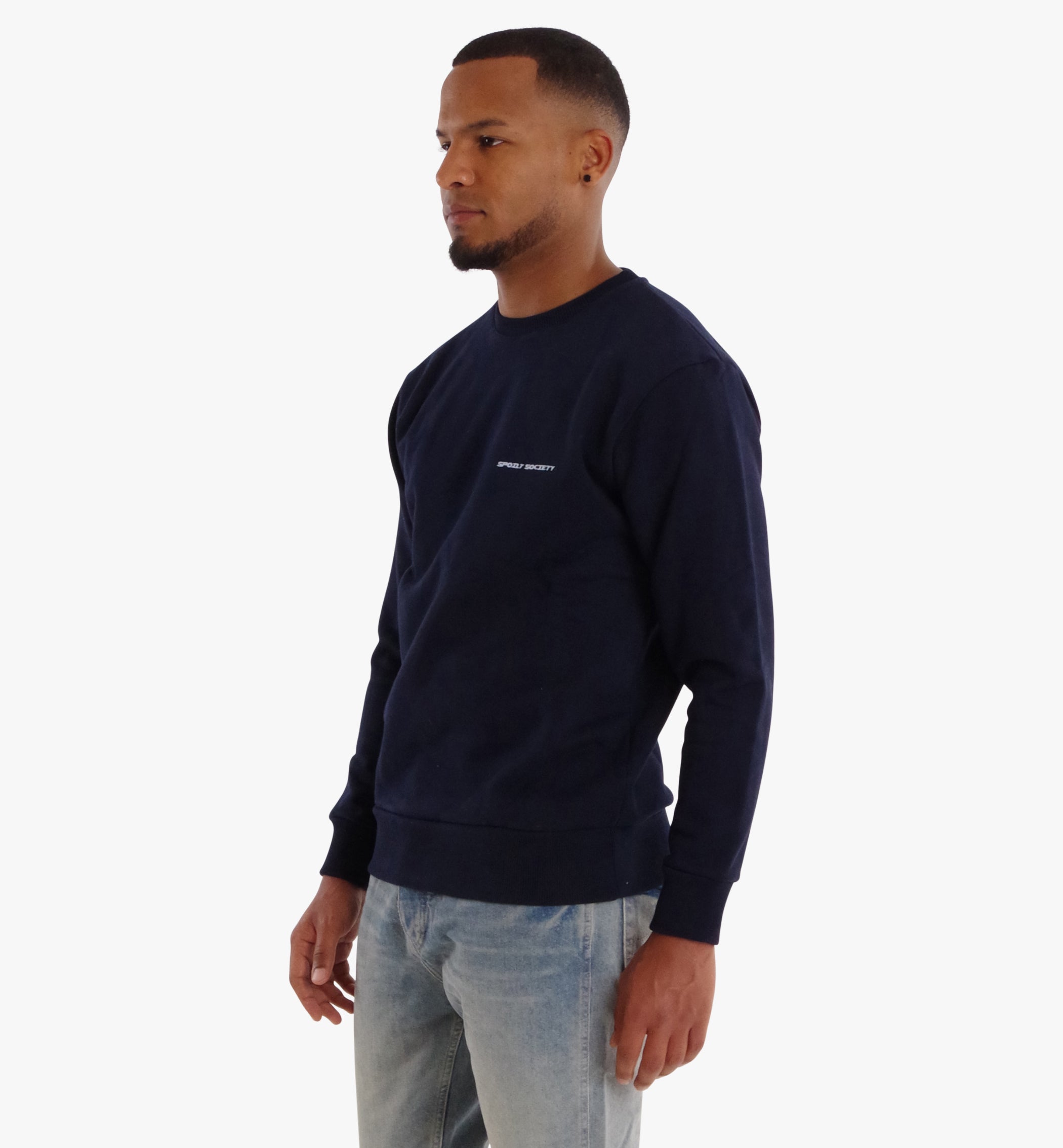 Crewneck Basic Dark Blue